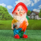 Садовая фигура "Гном с морковкой" Садовая фигура "Гном с морковкой"
