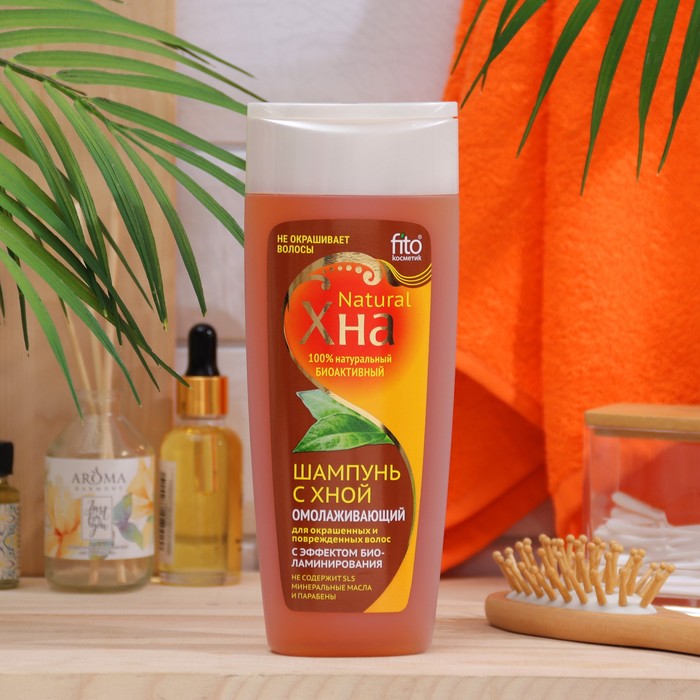 Шампунь для волос Хна Natural «Эффект биоламинирования», омолаживающий, 270 мл