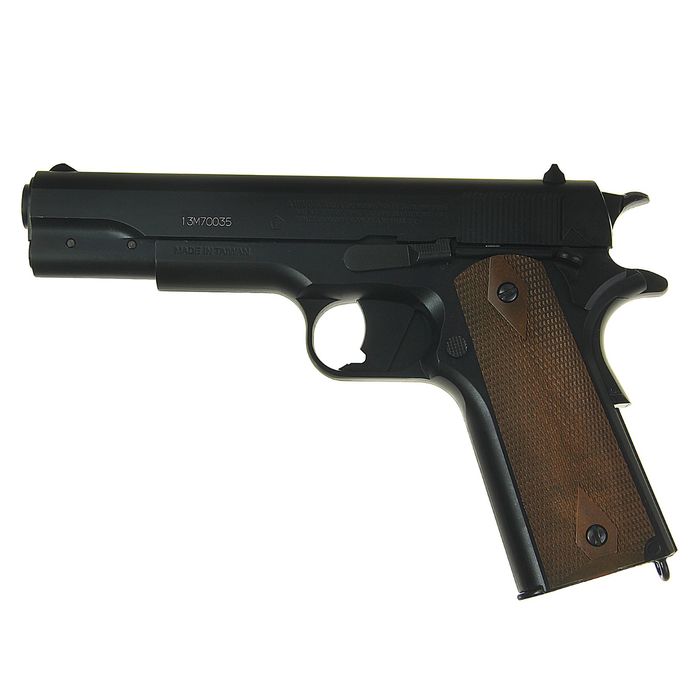 Пистолет пневматический Crosman 1911BBb blowback кал.4,5мм, 40021, шт