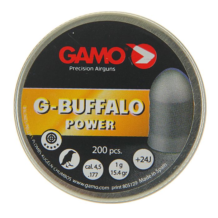 Пули пневм. &quot;Gamo G-Buffalo&quot;, кал. 4,5 мм., 1 гр (15,4гран) (200 шт.)