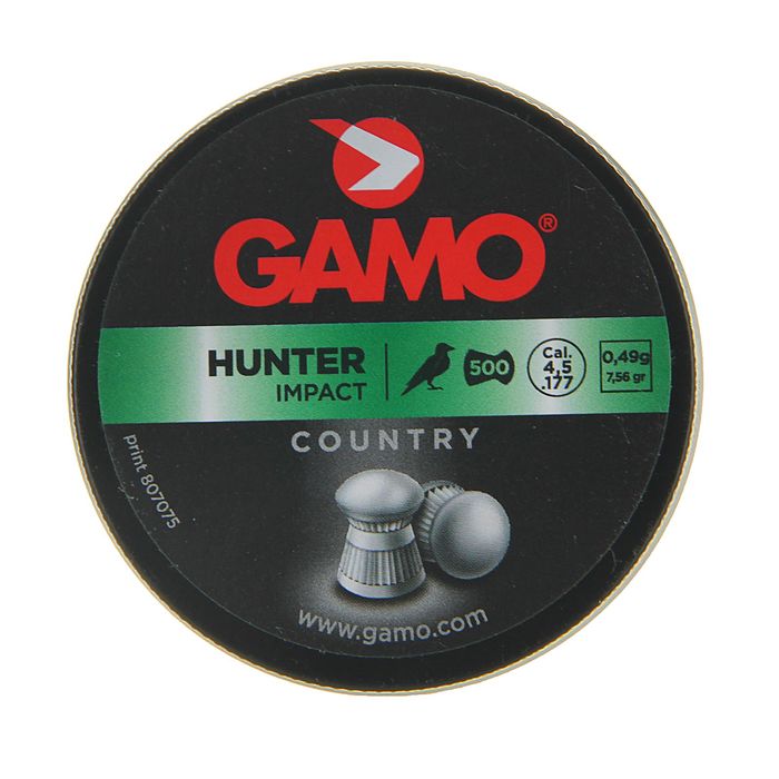 Пули пневм. &quot;Gamo Hunter&quot;, кал. 4,5 мм. (500 шт.), шт