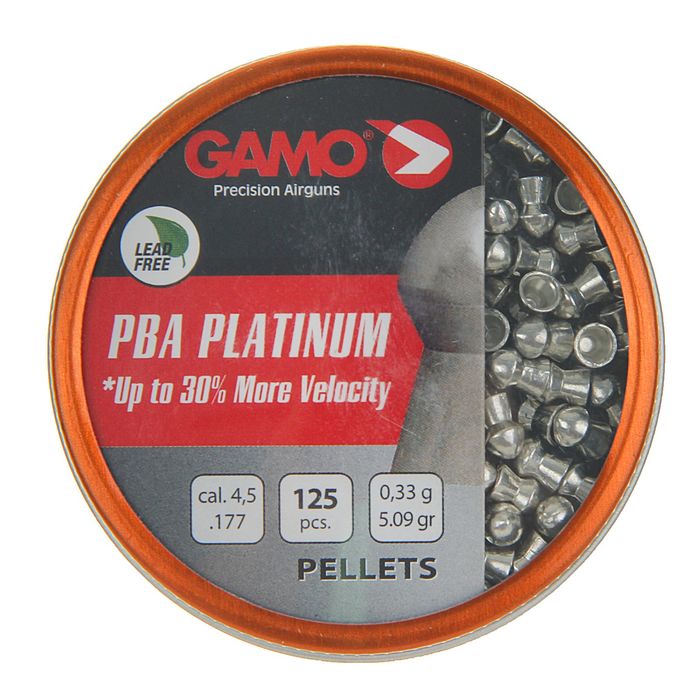 Пули пневм. &quot;Gamo PBA Platinum&quot;, кал. 4,5 мм., (125 шт.) (в кор. 24 бан.) шт