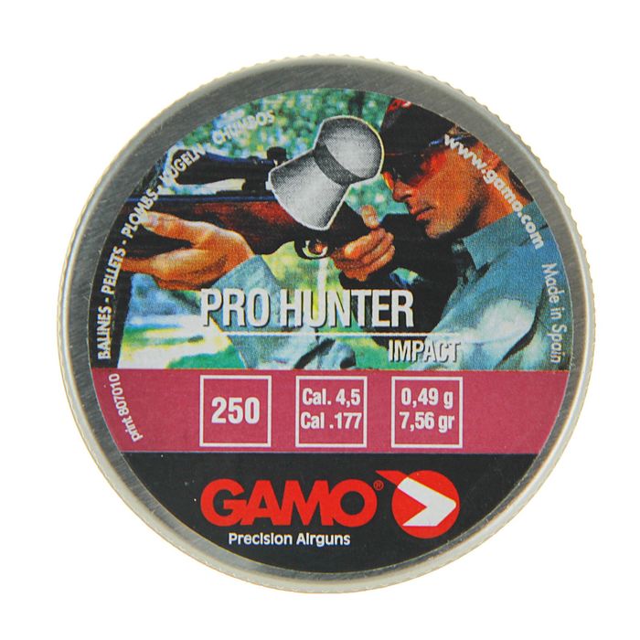 Пули пневм. &quot;Gamo Pro-Hunter&quot;, кал. 4,5 мм. (250 шт.)шт