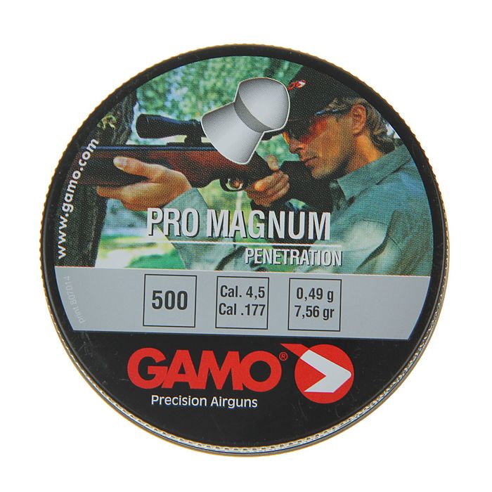 Пули пневм. &quot;Gamo Pro-Magnum&quot;, кал. 4,5 мм. (500 шт.), шт