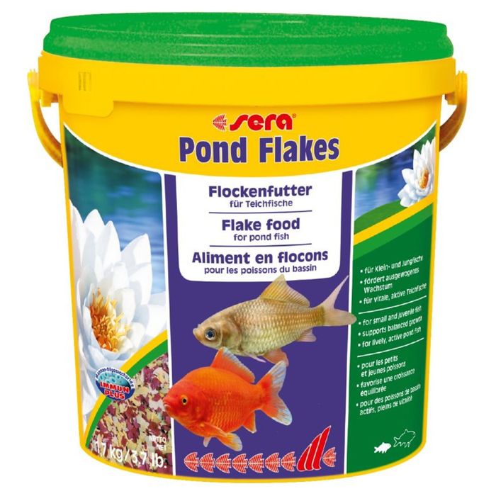 Корм Sera Pond Flakes для прудовых рыб, 10 л, 1,7 кг