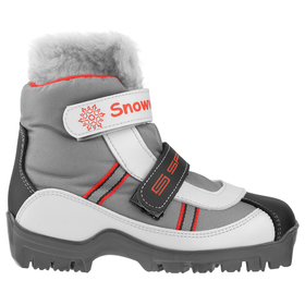{{photo.Alt || photo.Description || 'Ботинки лыжные SPINE Baby 103, SNS, искусственная кожа, цвет серый, лого красный, размер 31-32'}}