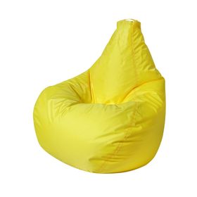 Кресло - мешок «Капля S», диаметр 85 см, высота 130 см, цвет жёлтый