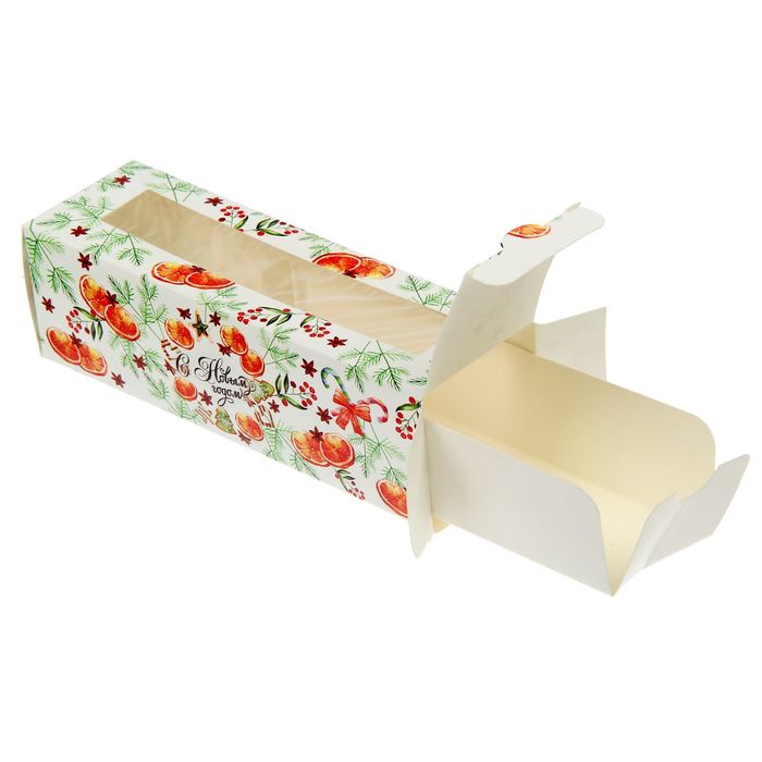 Коробочка для макарун "Пряности и радости", 18 х 5,5 х 5,5 см