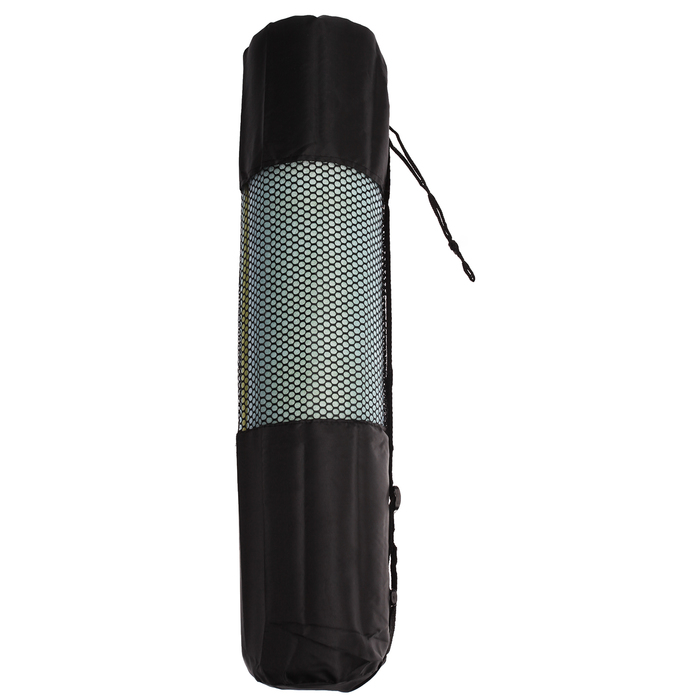 Чехол для йога-коврика, 68 × 22 см (для толщины до 6 мм), цвет чёрный