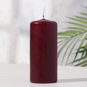 Hemp candle 50x115 burgundy