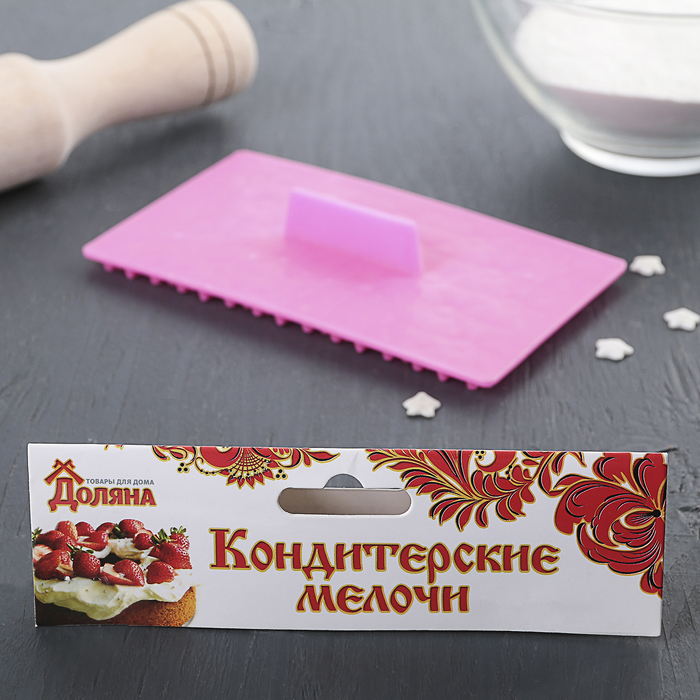 Печать для марципана и теста 13х7,5 см "Лучики"