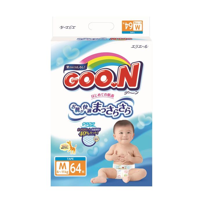 Подгузники Goo.N, размер M (6-11 кг), 64 шт.