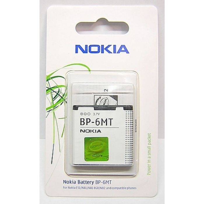 Аккумулятор NOKIA BP-6MT N81/N82/E51