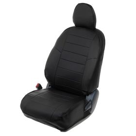 Авточехлы для Peugeot 408, 2012-, черный, экокожа, набор 1626298
