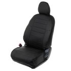 Авточехлы для Toyota Hilux, 2012-2015, черный, экокожа, набор 1626327 - фото 54081