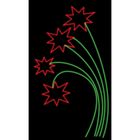 Светодиодная консоль "САЛЮТ", 1.5 х 0.85 м, led-шнур 22 м, 60 Вт, металлический каркас