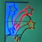 Светодиодная консоль "ТРИ КОМЕТЫ", 1.5 х 1.4 м, led-шнур 14 м, 40 Вт, металлический каркас