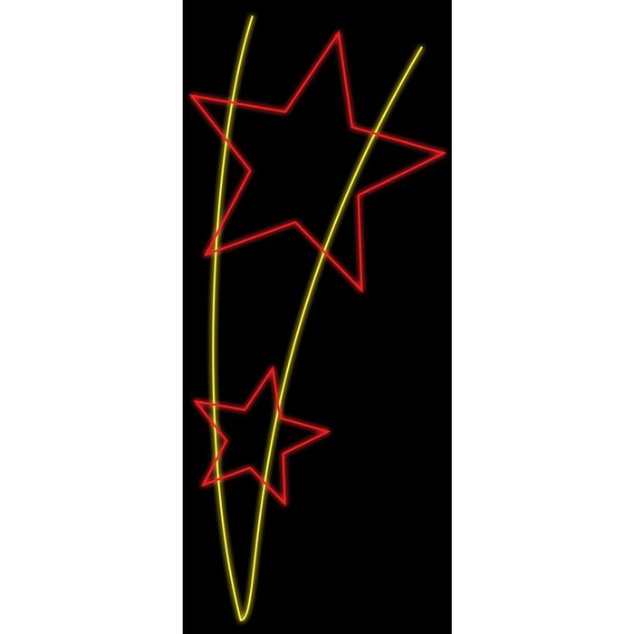 Светодиодная консоль &quot;ПОБЕДА&quot;, 1.5 х 0.65 м, led-шнур 7 м, 20 Вт, металлический каркас