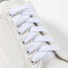 Laces for shoes, 7 mm, 120 cm, pair, white