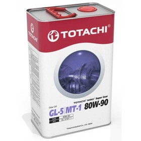 Трансмиссионное масло Totachi NIRO Super Gear GL-5/MT-1 80W-90, минеральное, 3.47 кг, 4 л 1650784
