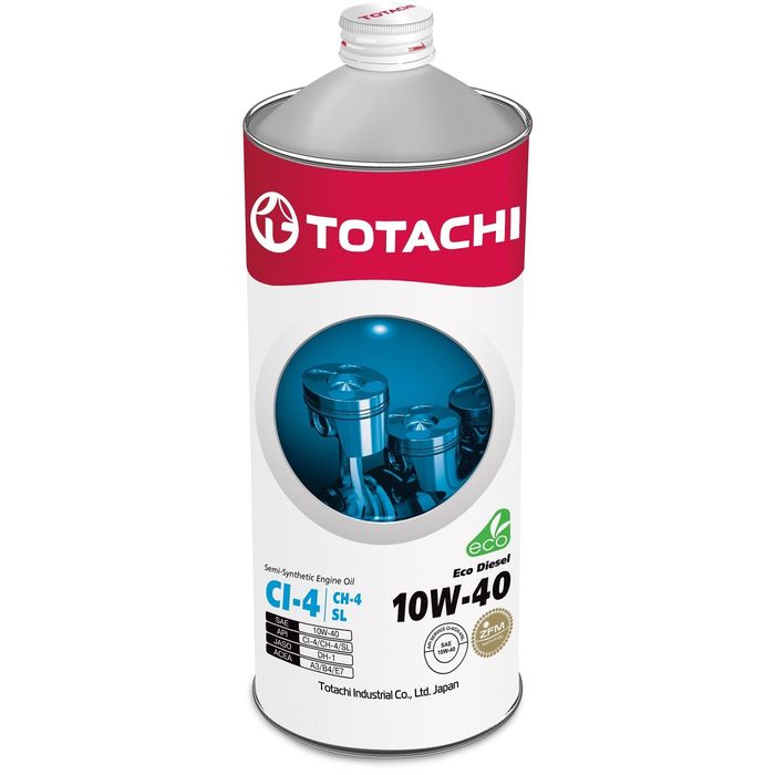 Моторное масло Totachi Eco Diesel Semi-Synthetic CI-4/CH-4/SL 10W-40, 1 л