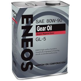 Масло трансмиссионное ENEOS GEAR GL-5 80W-90, 4 л 1650585