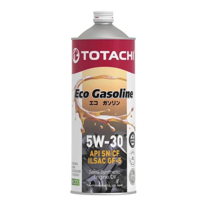 Моторное масло Totachi Eco Gasoline Semi-Synthetic SM/CF 5W-30, 1 л