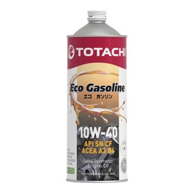 Масло моторное  Totachi Eco Gasoline Semi-Synthetic 10W-40, 1 л 1650501
