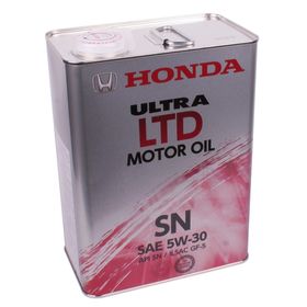 Масло моторное Honda 5W-30 ULTRA LTD, 4 л
