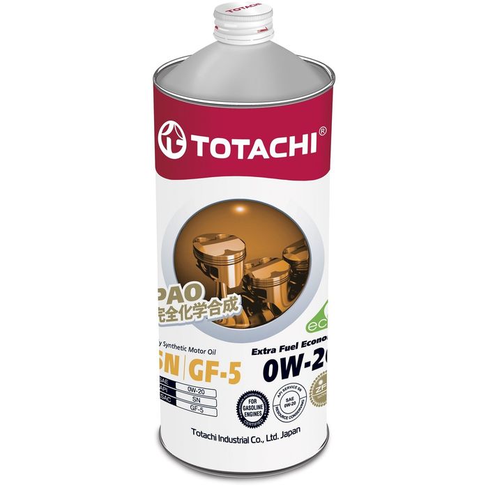 Моторное масло Totachi Extra Fuel Fully Synthetic SN 0W-20, 1 л