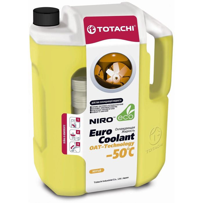 Жидкость охлаждающая Totachi NIRO EURO COOLANT OAT - Technology -50 C, 2 л