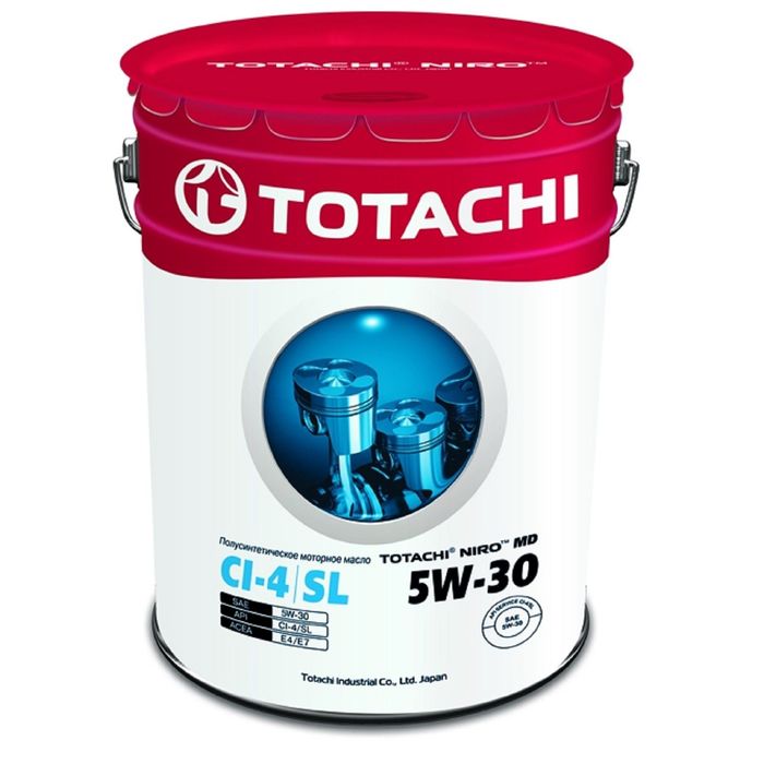 Моторное масло Totachi NIRO MD Semi-Synthetic CI-4/SL 5W-30, 16.5 кг, 19.34 л