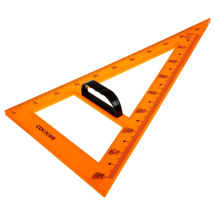 Треугольник для школьной доски с держателем прямоугольный 30градусов