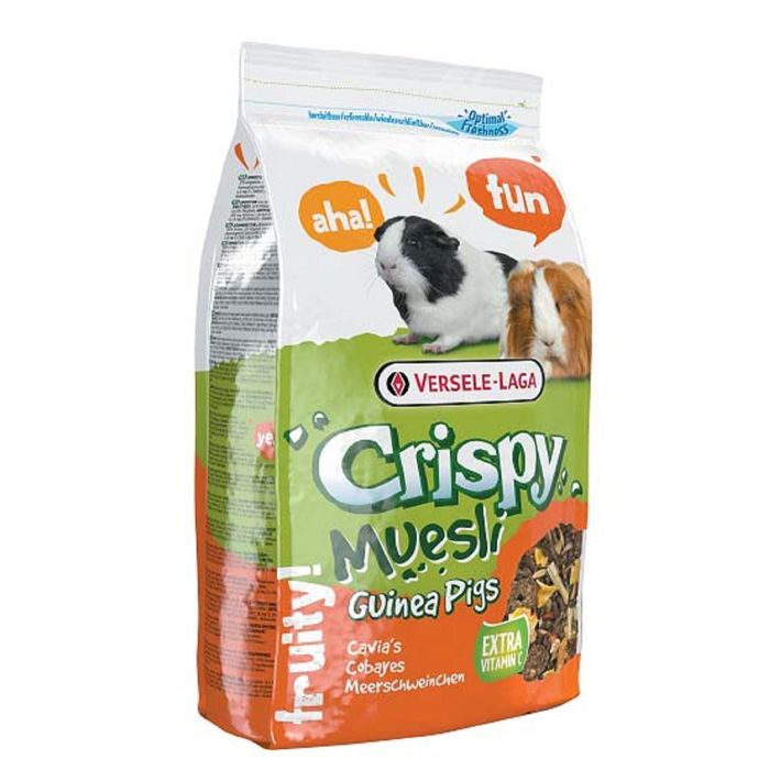 Корм VERSELE-LAGA Crispy Muesli Guinea Pigs корм для морских свинок, с витамином С, 400 г