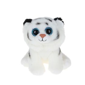 Мягкая игрушка «Тигрёнок Tundra», цвет белый, 20 см
