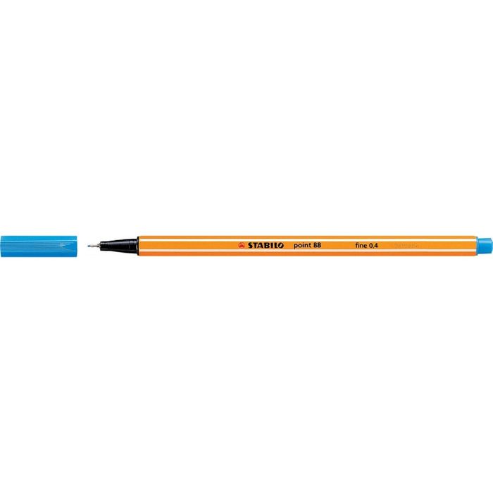 Ручка капиллярная Stabilo point 88 0.4 мм чернила ультрамарин 88/32