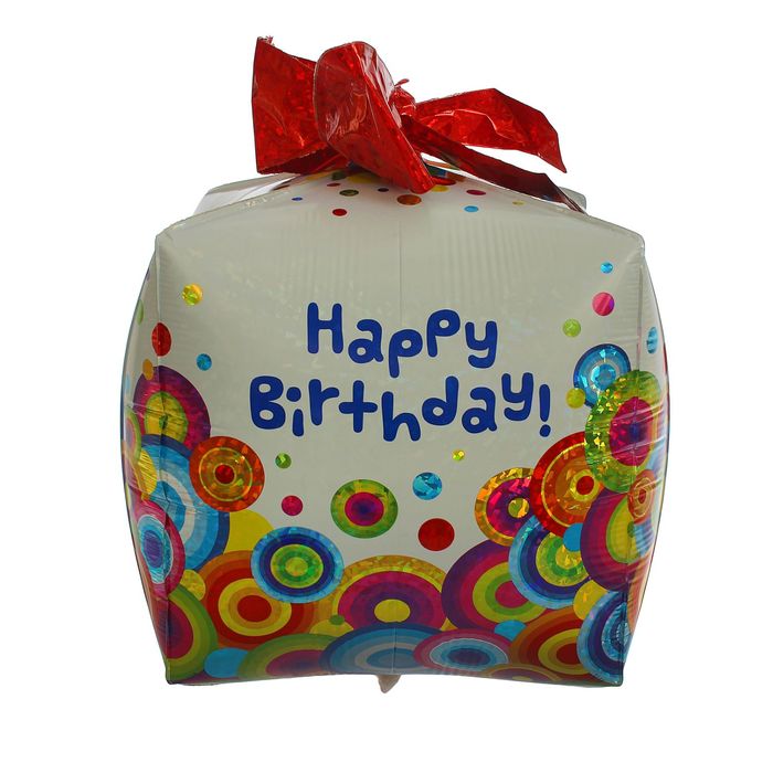 Шар фольга 3д. Фольгированный шар подарок на день рождения голография.