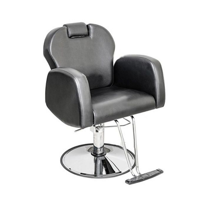 Парикмахерское кресло &quot;Статус&quot;, гидравлический подъемник, диск с подставкой для ног, цвет чёрный