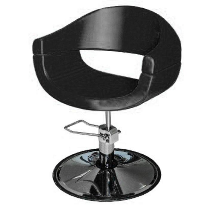 Парикмахерское кресло &quot;Смайл плюс&quot;, гидравлический подъемник, диск, цвет чёрный