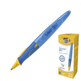 Ручка шариковая обучающая BIC Kids BP Twist Boy Blu, корпус синий