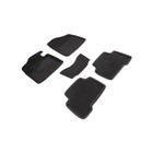 Коврик ворсовый для Hyundai SANTA FE III, 2012-2018, Черный 1671455 - фото 54562
