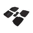 Коврик ворсовый для Chevrolet Aveo, 2003-2011, Черный 1671433 - фото 54677