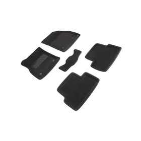 Коврик ворсовый для Chevrolet CRUZE, 2009-2015, Черный 1671434
