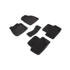 Коврик ворсовый для Ford ECOSPORT, 2014-2017, Черный 1671440 - фото 54684