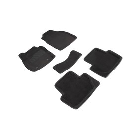 Коврик ворсовый для Ford ECOSPORT, 2014-2017, Черный 1671440