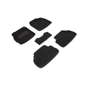 Коврик ворсовый для Mazda CX7, 2007-2012, Черный 1671487