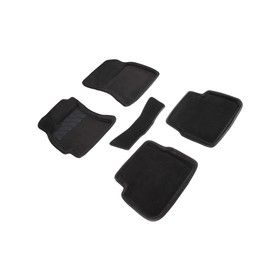 Коврик ворсовый для Subaru FORESTER III, 2008-2012, Черный 1671522