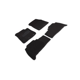 Коврик ворсовый для Toyota LAND CRUISER 200, 2012-, Черный 1671536