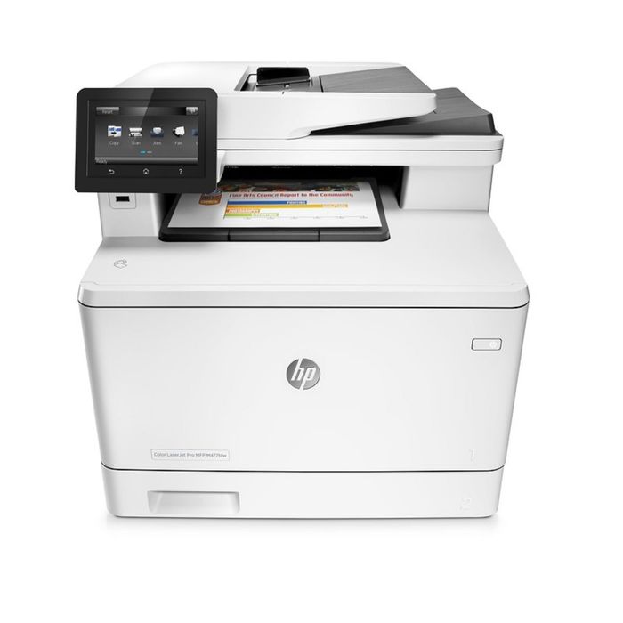 МФУ, лазерная цветная печать HP Color LaserJet Pro M477fnw (CF377A), А4, LAN, WiFi