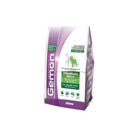 Сухой корм Gemon Dog Medium для взрослых собак средних пород, ягненок/рис, 15 кг.